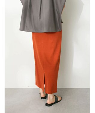 CRAFT STANDARD BOUTIQUE リブロングスカート Orange
