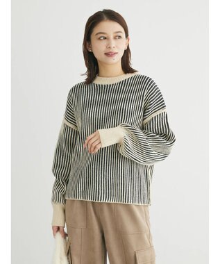 Green Parks ２ｗａｙ前後ニットプルオーバー Light Beige