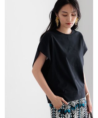 Te chichi 【接触冷感/遮熱/吸水速乾】ショルダータックドルマンTシャツ