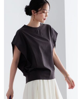 Te chichi 【接触冷感/遮熱/吸水速乾】ショルダータックドルマンTシャツ