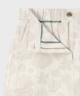 Paul Smith Perforated Floral ジャカード スカート アイボリー