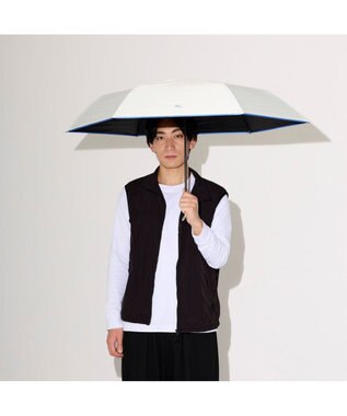 MOONBAT MIZUNO  (ミズノ) 無地 ロゴ 日傘 折りたたみ傘 パラソル 晴雨兼用 ユニセックス  軽量 一級遮光 遮熱効果 遮光率100% UV遮蔽100% ホワイト