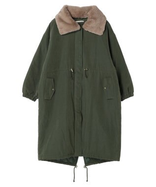 Green Parks ・ＥＬＥＮＣＡＲＥ　ＤＵＥ　中綿モッズロングコート Khaki