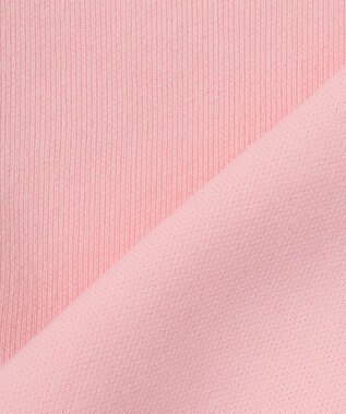 UNFILO スポンジニット ディープネック ピンク