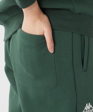 OP／FILA 【Kappa】シンプルロゴ ユニセックススウェットパンツ ライトグリーン