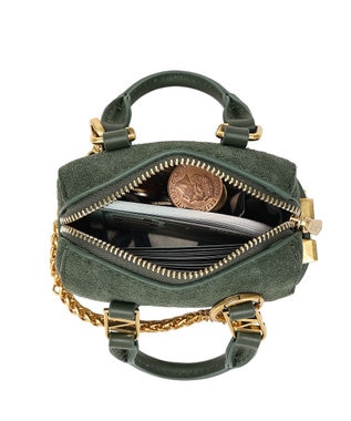 style code 【VerdeVari/ヴェルデヴァリ】TINYボストンバッグ（BOX付） ダークグリーン