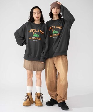 WEGO 【2025年秋冬新作/SMLXLサイズ展開/ユニセックス着用ITEM】アソートグラフィックプルオーバー 柄25