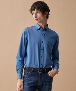 JOSEPH ABBOUD 【イージーケアなジャージー素材・ストレッチ】コンパクトジャージーシャツ