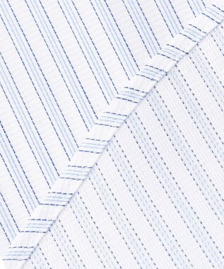 GOTAIRIKU 春夏向け【形態安定】SUMMERPREMIUMPLEATS_ボタンダウン 半袖ドレスシャツ ダルブルー系1