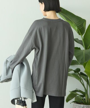 AMERICAN HOLIC BOTANICAL PHOTO ロングTシャツ/チュニック Charcoal Gray