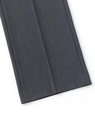 UNFILO イージーケア ワイドパンツ チャコールグレー