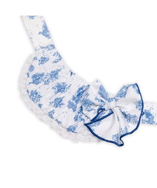 PET PARADISE ペットパラダイス クールバンダナ 《 トワルドジュイ》 中型犬 ホワイト×ブルー