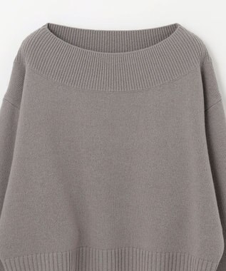 GRACE CONTINENTAL ウールルーズニットトップ グレー