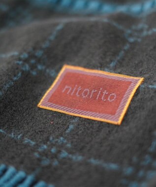 nitorito 【UNISEX】stamp チェック柄 3WAY ストール green