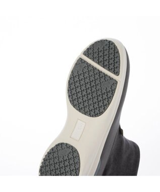 ing <ing>【レイン対応】厚底ストレッチブーツ ダークグレー