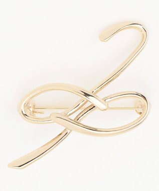 J.PRESS LADIES 【WEB限定】JPライン ブローチ 【WEB限定】ゴールド系