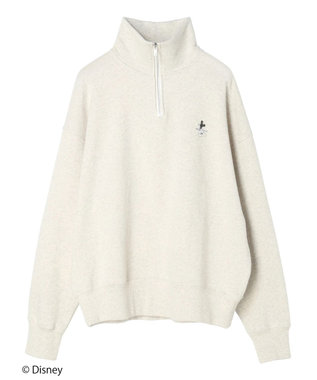 CRAFT STANDARD BOUTIQUE 【Ｄｉｓｎｅｙ】Ｈａｌｆ　Ｚｉｐ　Ｓｗｅａｔ Oatmeal