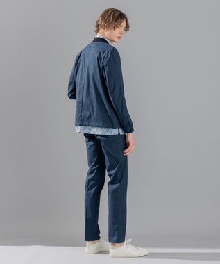 JOSEPH HOMME スーパーストレッチウェザー　ジップアップブルゾン ネイビー系