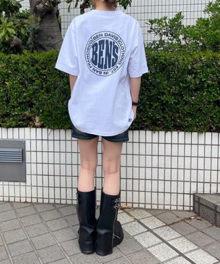 WEGO 【ユニセックス着用ITEM/MLサイズ展開】BENDAVISサークルロゴT（SS） ホワイト