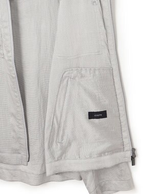 JOSEPH HOMME ストレッチマイヤー　フードブルゾン ライトグレー系