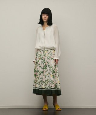 GRACE CONTINENTAL ノーカラーカラミブルゾン