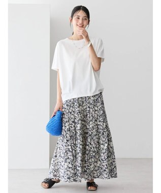 AMERICAN HOLIC 接触冷感裾タックカットプルオーバー Off White