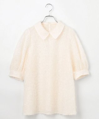 #Newans フィラッフィパフスリーブプラウス ホワイト