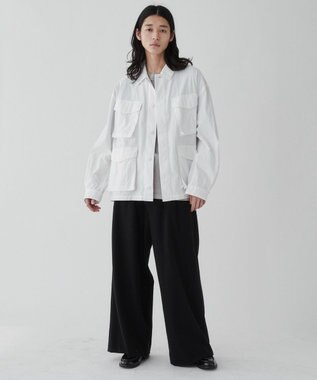 WEGO 【ユニセックス着用ITEM】ファティーグジャケット ホワイト