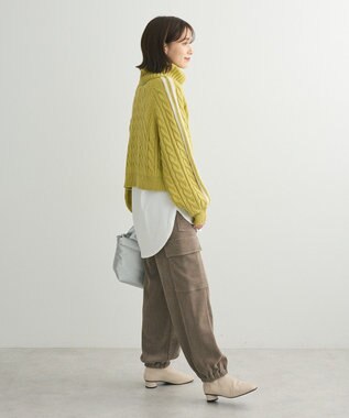 Green Parks ・ＥＬＥＮＣＡＲＥ　ＤＵＥ　コーデュロイカーゴパンツ Gray Beige