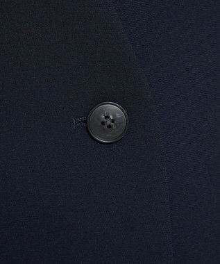 uncrave ウォッシャブル ダブルクロス スリットスリーブジャケット ネイビー