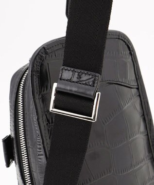 JOSEPH HOMME クロコダイルレザー 　ボディバッグ ブラック系