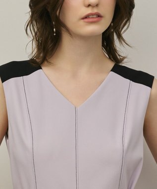 GRACE CONTINENTAL ジャージワンピース ラベンダー