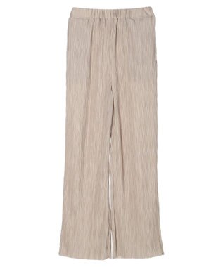 Green Parks ・ＳＵＧＡＲ　ＳＰＯＯＮ＜ＣＯＯＬ＞プリーツカットパンツ Gray Beige