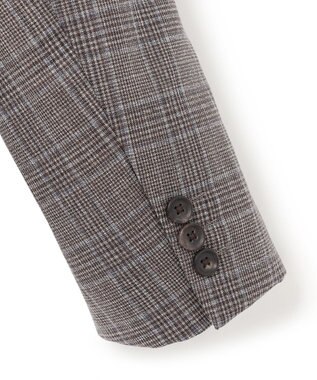 J.PRESS MEN 【NEW STAGE】 KASURI DYEING チェック ジャケット ブラウン系3