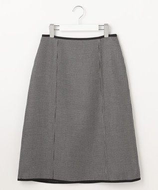 J.PRESS LADIES S 【リバーシブル】リバーチェック スカート グレー系