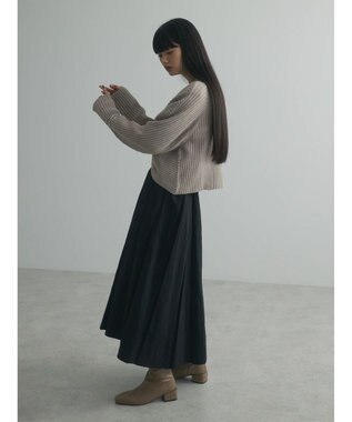 Green Parks armonia. ＳＥＴ２点ニットワンピース Beige