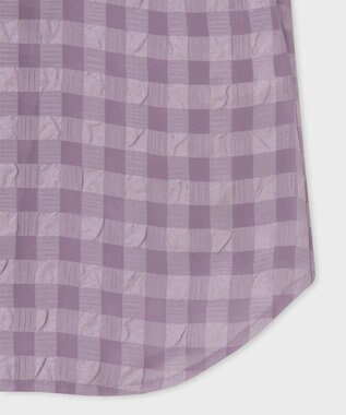 Paul Smith シアサッカー キャップスリーブ シャツ ラベンダー