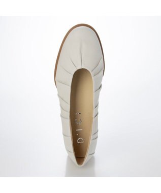 MODE ET JACOMO <D'ICI>ドレープデザインフラットシューズ アイボリー