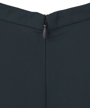 ICB 【洗える】 Back Satin Amunzen フリルブラウス パイングリーン系