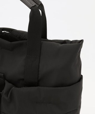 Y'SACCS ドローストリング コンビカラーリュックサック ブラック