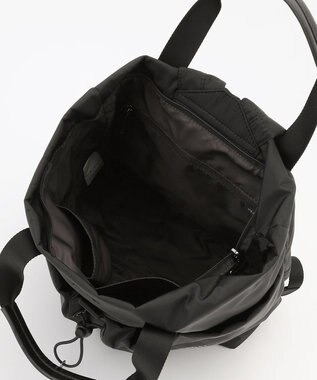Y'SACCS ドローストリング コンビカラーリュックサック ブラック