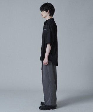 WEGO アムンゼンワンポイントBIGシャツ（S） ブラック