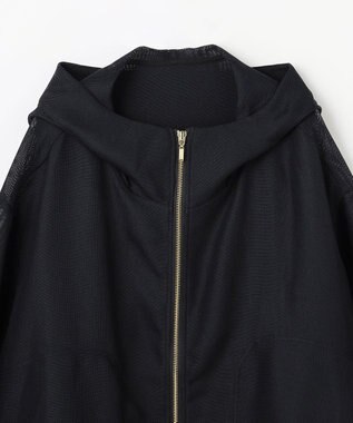 ANY L メッシュブルゾン ブラック