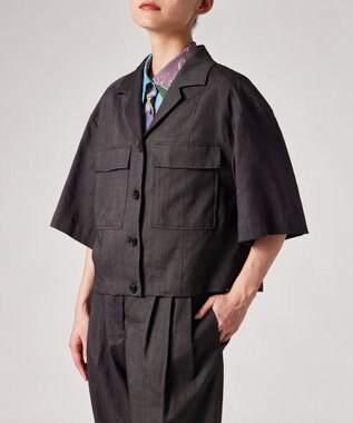 Paul Smith レーヨンリネン パッチポケット ブルゾン