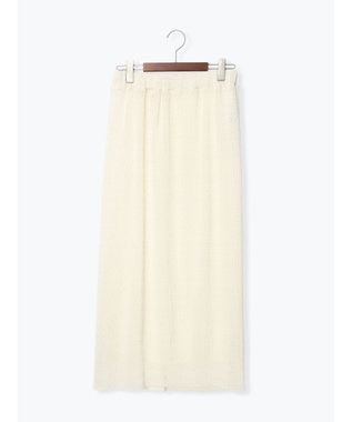 Te chichi レースプリーツナロースカート《2026 SUMMER LOOK item》 オフホワイト