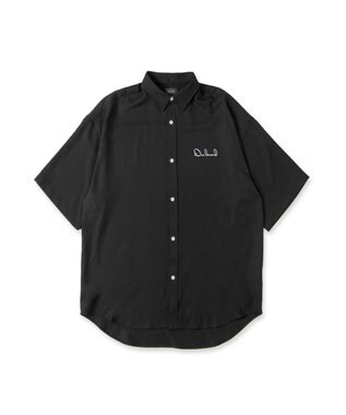 WEGO アムンゼンワンポイントBIGシャツ（S） ブラック