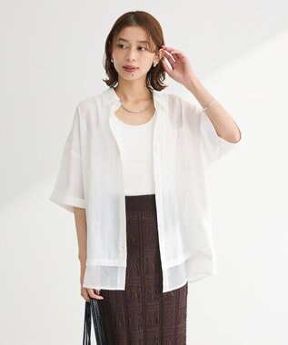 Green Parks 裾レイヤードショートスリーブシャツⅡ