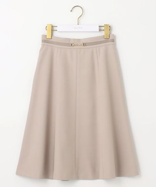 ANY SIS S 【低身長企画】ミニドビーフレア スカート ライトベージュ