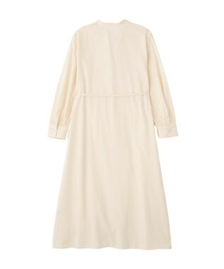 CRAFT STANDARD BOUTIQUE インド製 カットワークシシュウワンピース Natural