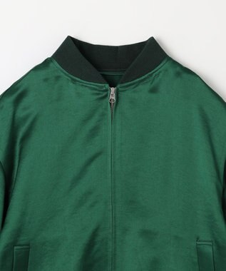 NAVE 【ReNAVE】タンブラーサテン ブルゾン グリーン系